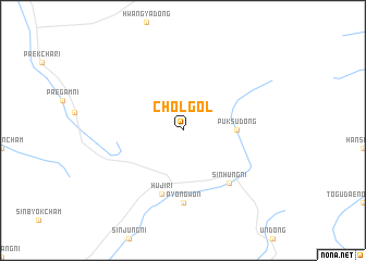 map of Chŏl-gol