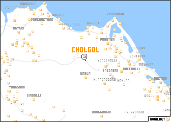 map of Chŏl-gol