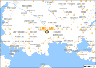 map of Chŏlgol