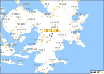 map of Chŏlgol
