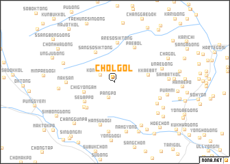 map of Chŏl-gol