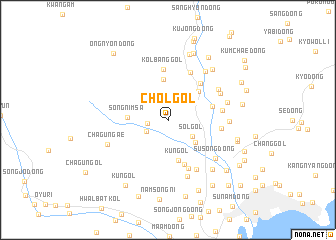 map of Chŏl-gol