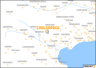 map of Chŏlgorŏgu