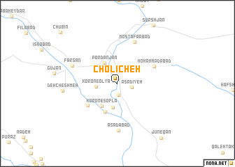 map of Cholīcheh