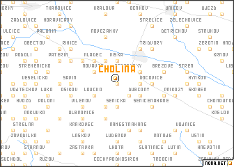 map of Cholina