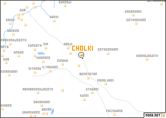 map of Cholki