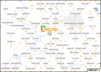 map of Chŏl-kol