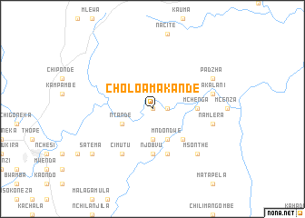 map of Choloamakande