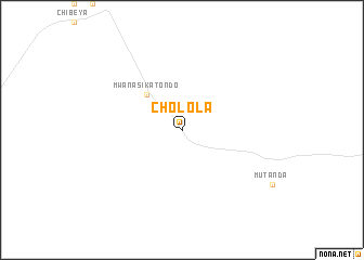 map of Cholola