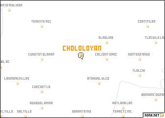 map of Chololoyan