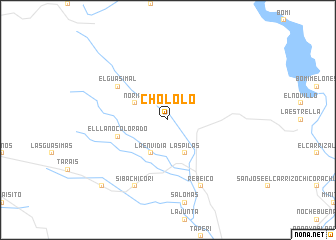 map of Chololo