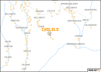 map of Chololo