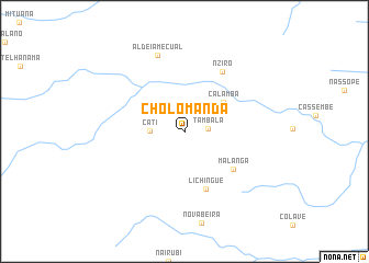 map of Cholomanda