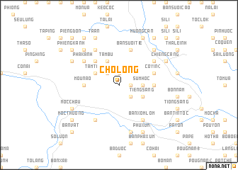 map of Chô Lông