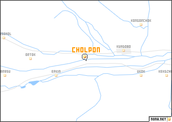 map of Cholpon