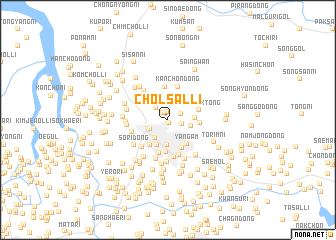 map of Chŏlsal-li