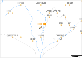 map of Cho Lui