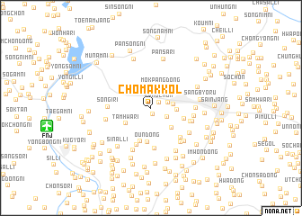 map of Chomak-kol