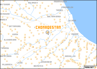 map of Chomāqestān
