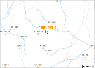 map of Chombela