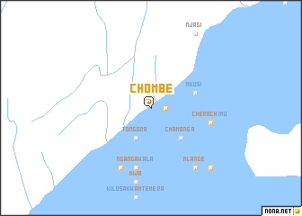 map of Chombe