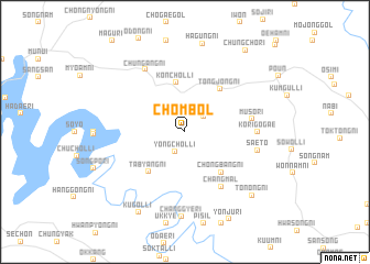 map of Chŏmbol