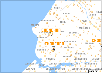 map of Chŏmch\