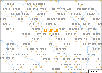 map of Chòm Cò