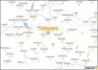 map of Chŏm-dong