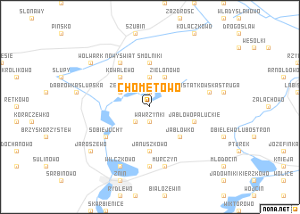 map of Chomętowo