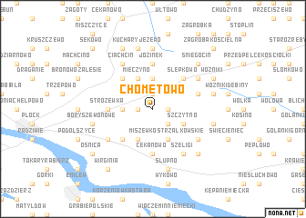 map of Chomętowo