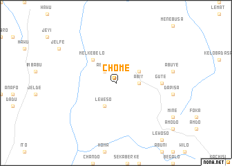 map of Chʼomē