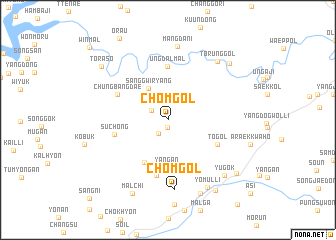 map of Chŏm-gol