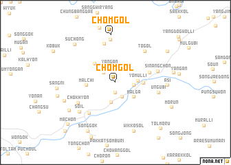 map of Chŏm-gol