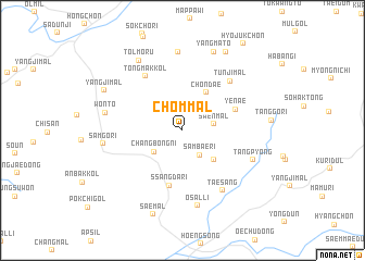 map of Chŏm-mal