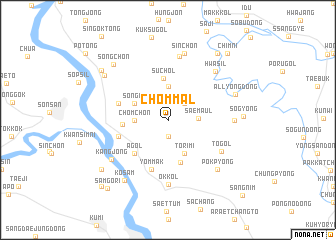 map of Chŏmmal