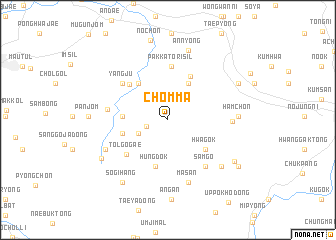 map of Chŏmma