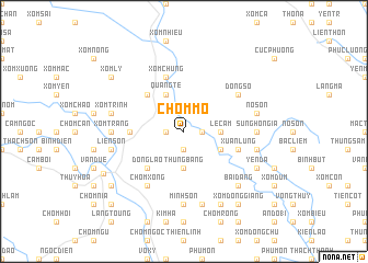 map of Chòm Mo