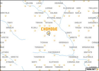 map of Chomode