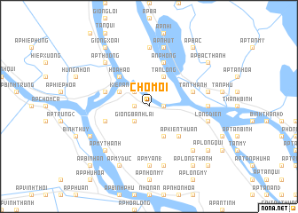 map of Chợ Mới