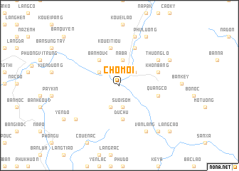 map of Chợ Mới