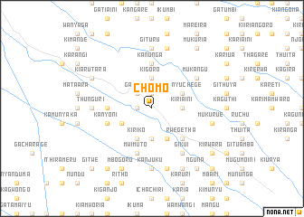 map of Chomo