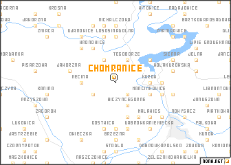 map of Chomranice