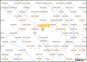 map of Chòm Ro