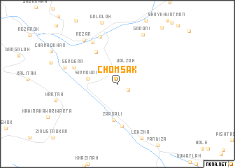 map of Chōmsāk