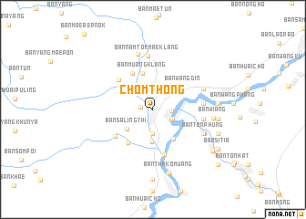 map of Chom Thong