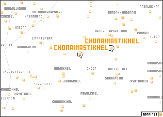 map of Chonāi Masti Khel