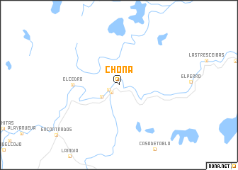 map of Chona