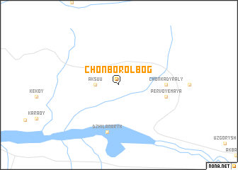 map of Chonborolbog