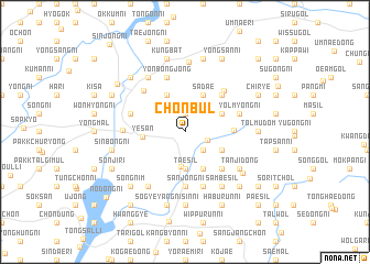 map of Chŏnbul